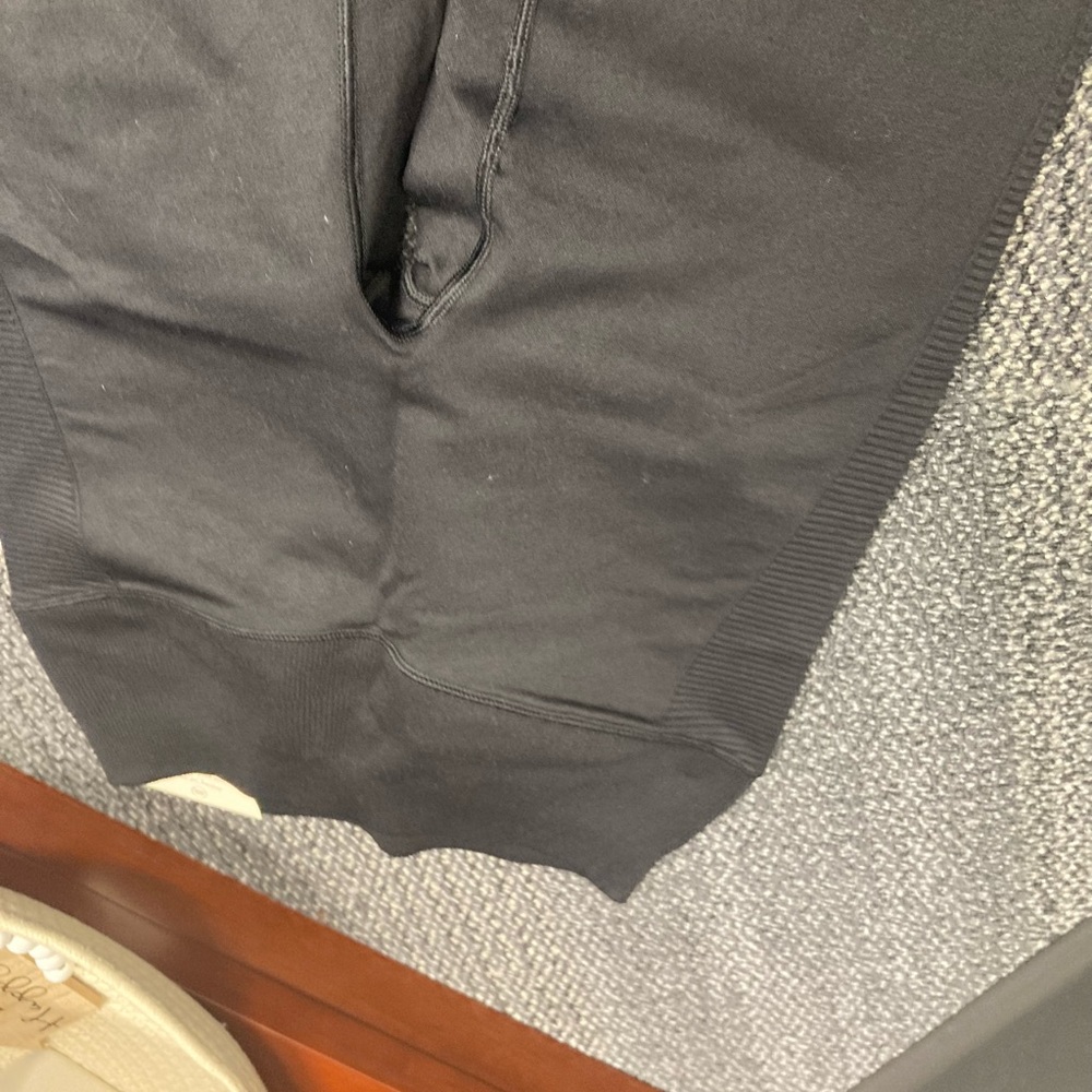 NWT women offline by aerie hi-rise seamless 7/8 legging leggings ribbed black l - Picture 10 of 16